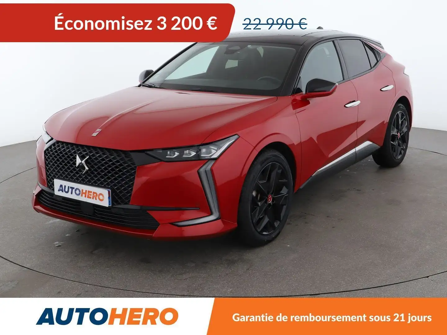 DS Automobiles DS 4 1.5 Blue-HDi Performance Line + Automatique Rouge - 1