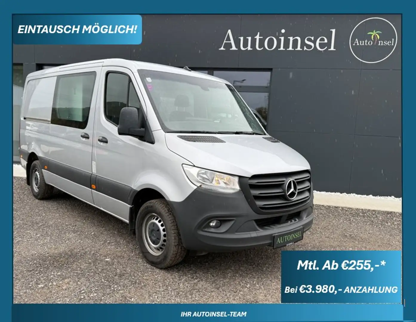 Mercedes-Benz Sprinter 316 CDI  L2 DoKa. 6 Sitzer Grau - 1