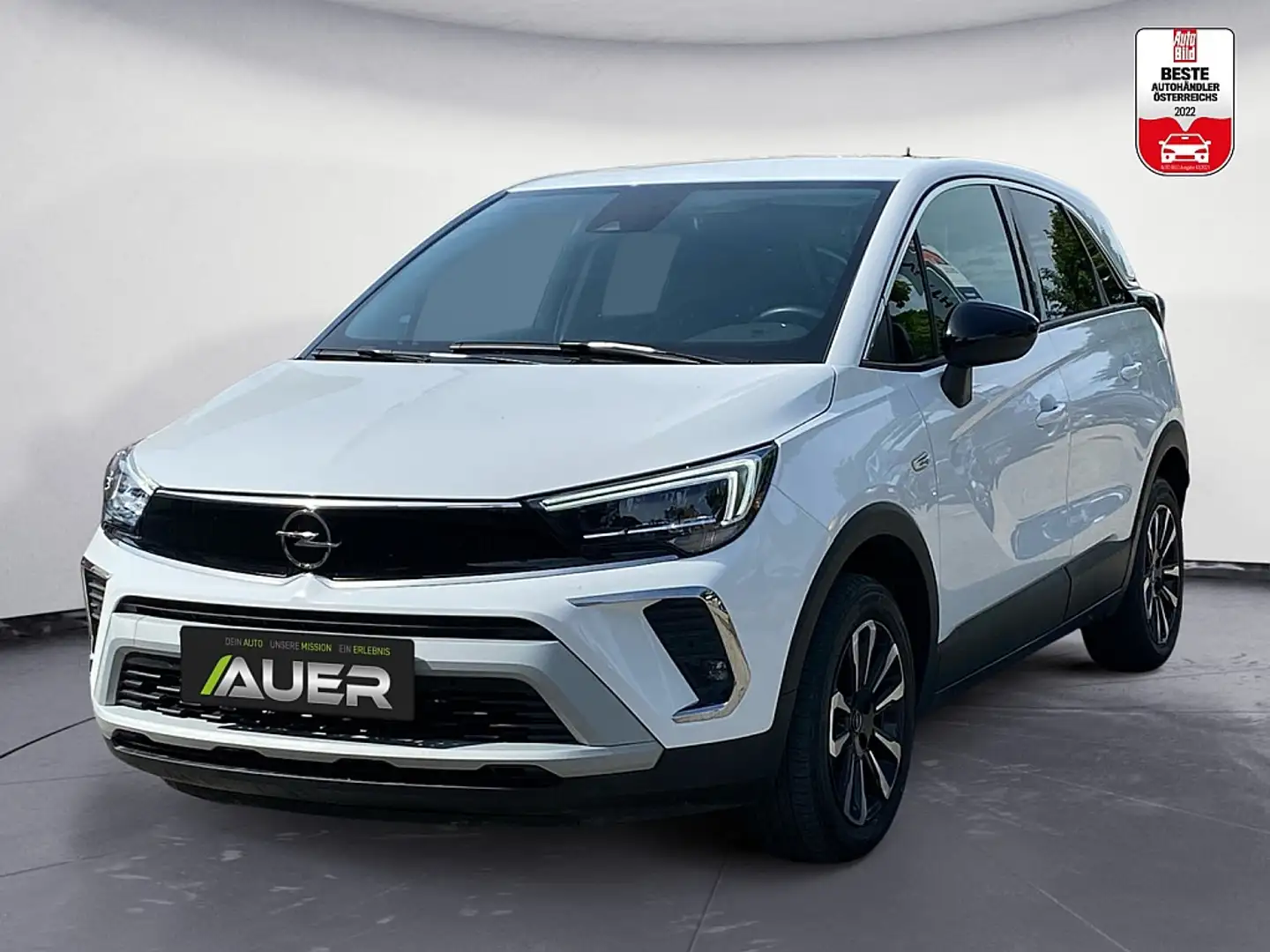 Opel Crossland 1,2 Turbo Elegance | LED | Navi | Klimaaut Weiß - 1
