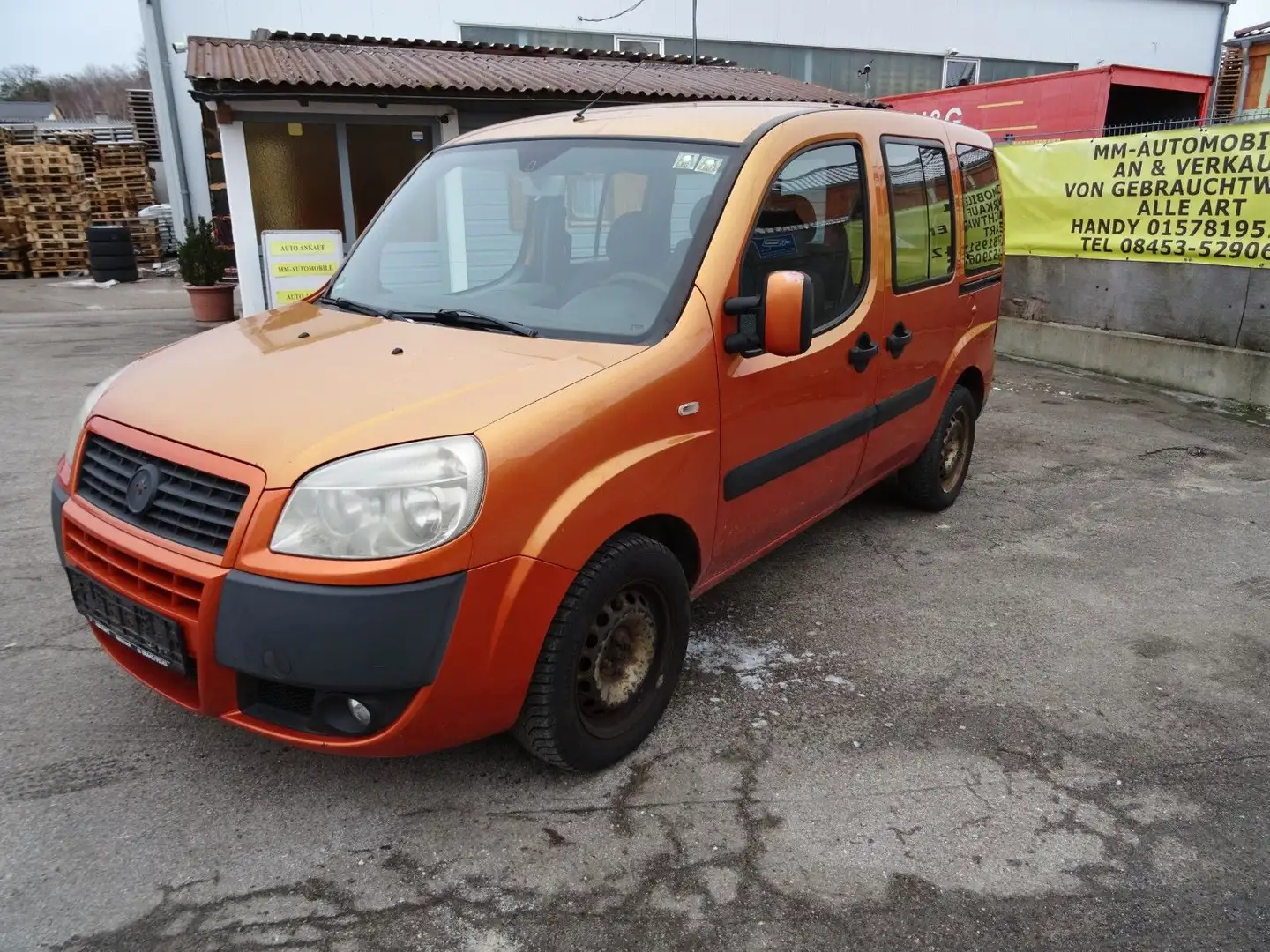 Fiat Doblo Doblò 1.9 8V Multijet Dynamic-KEIN TÜV Оранжевий - 1