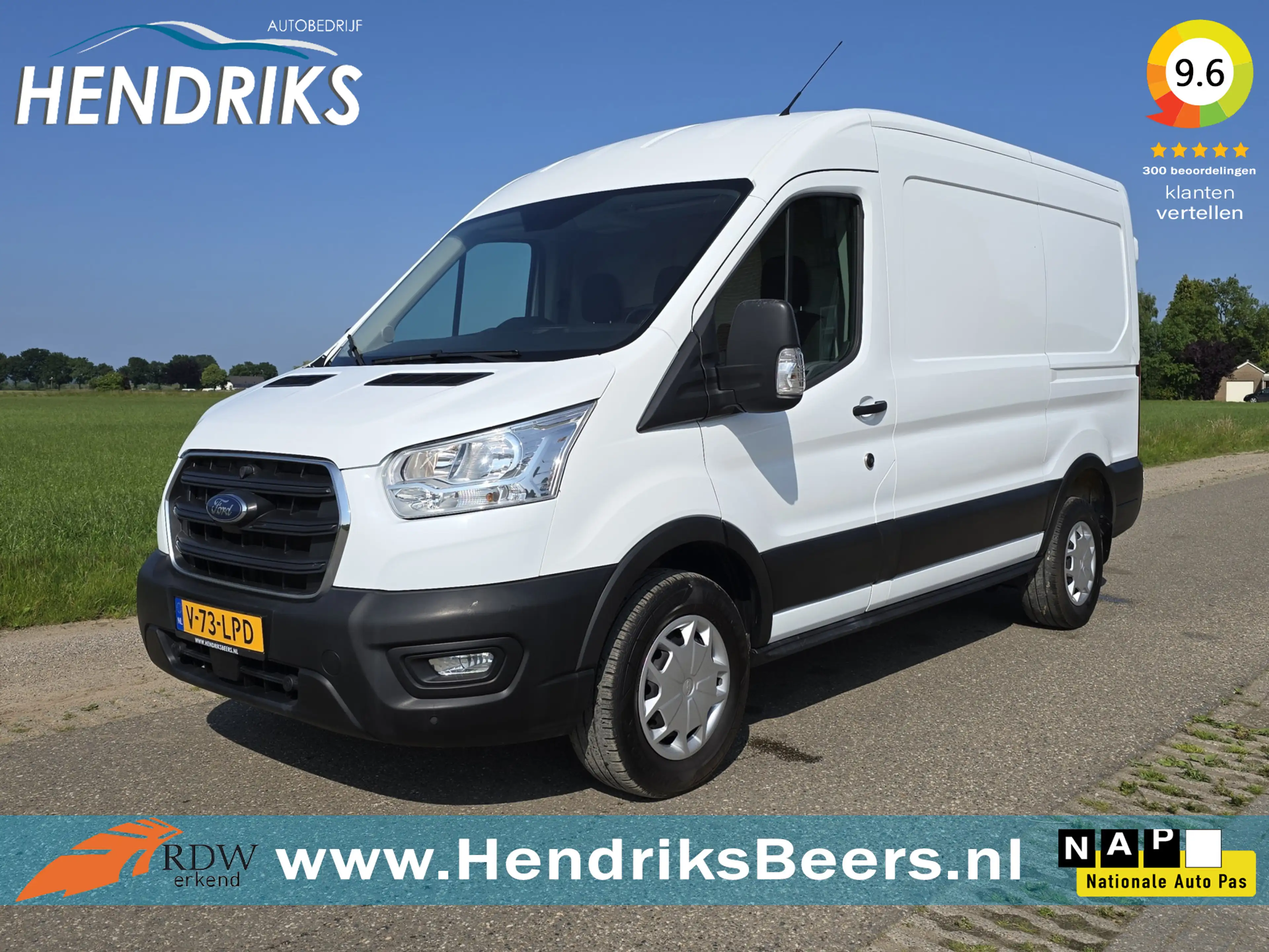 Ford Transit 350 2.0 TDCI L2 H2 - 130 Pk - Euro 6 - Airco - Cru