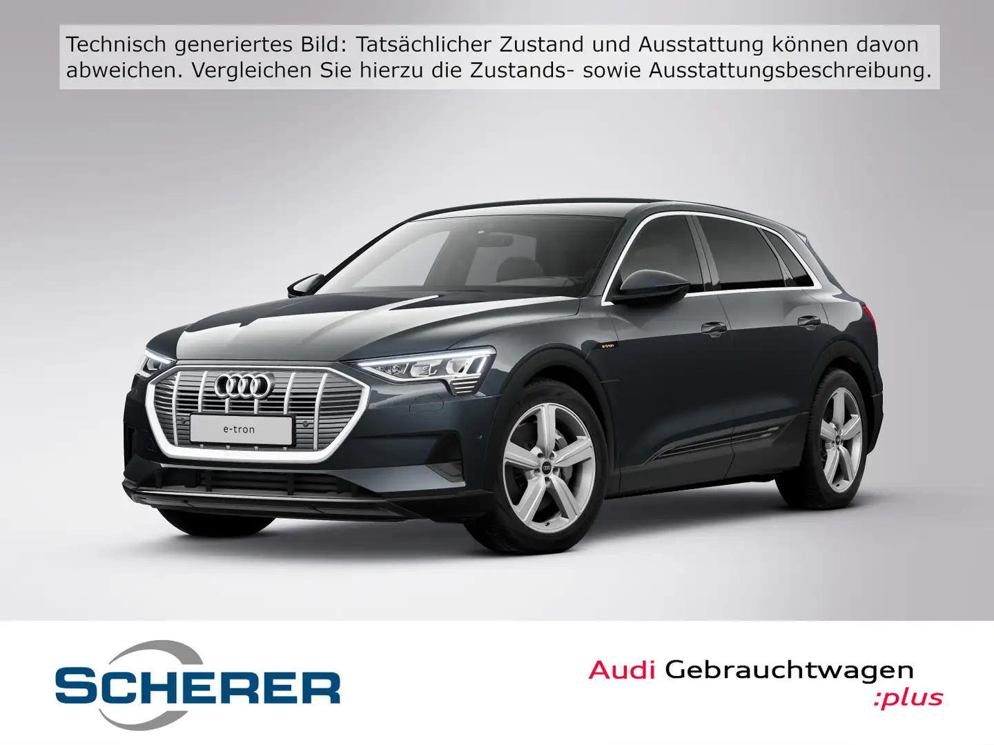 Audi e-tron 50 quattro 230 kW MEMORY NAVI PLUS Gris - 1