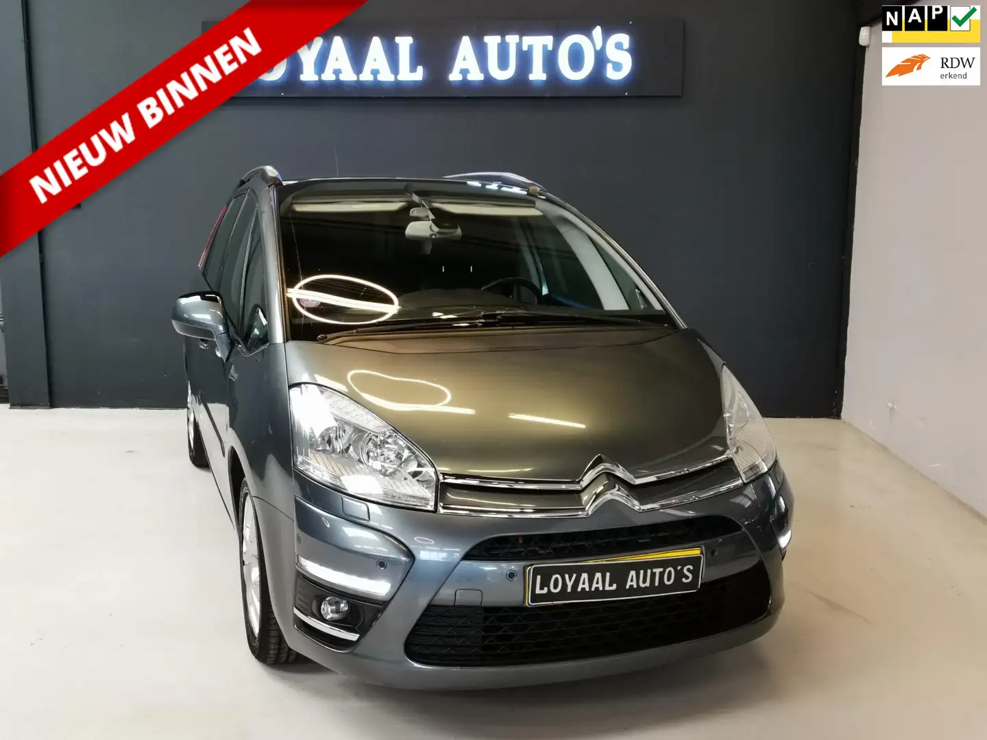 Citroen Grand C4 Picasso 1.6 THP Exclusive EGS 7P | AUT | AIRCO | CRUISE | Gris - 1