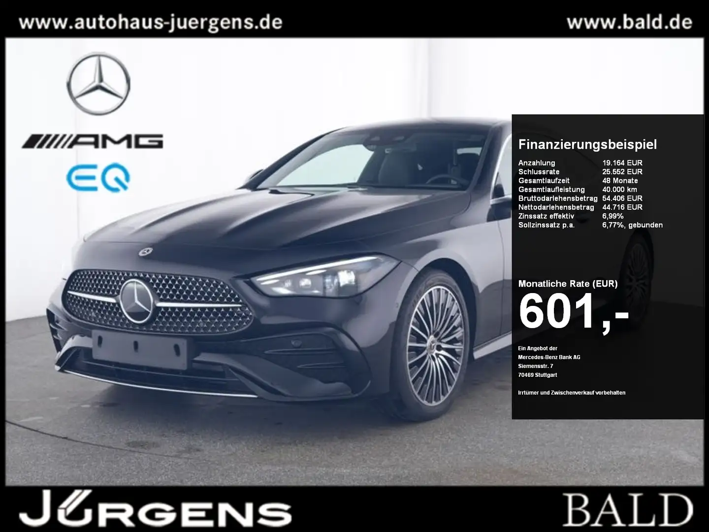 Mercedes-Benz CLE 300 4M Coupé AMG-Sport/Technik/Pano/Stdhz/19 Negru - 1