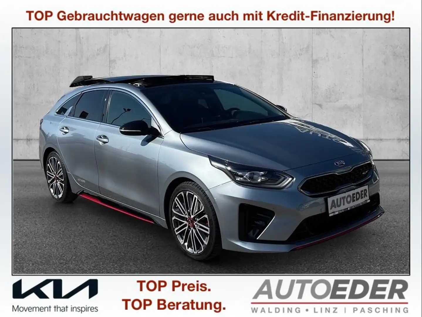 Kia ProCeed / pro_cee'd pro ceed 1,6 TGDI GPF GT DCT Aut. Silver - 1