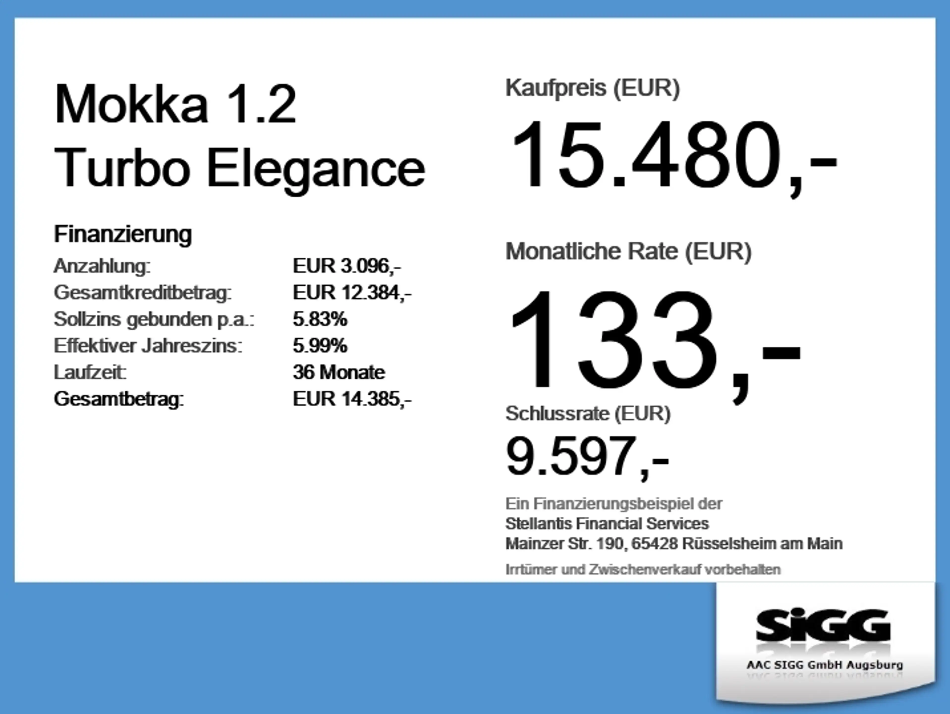 Opel Mokka 1.2 Turbo Elegance AHK Abnehmbar — photo 6