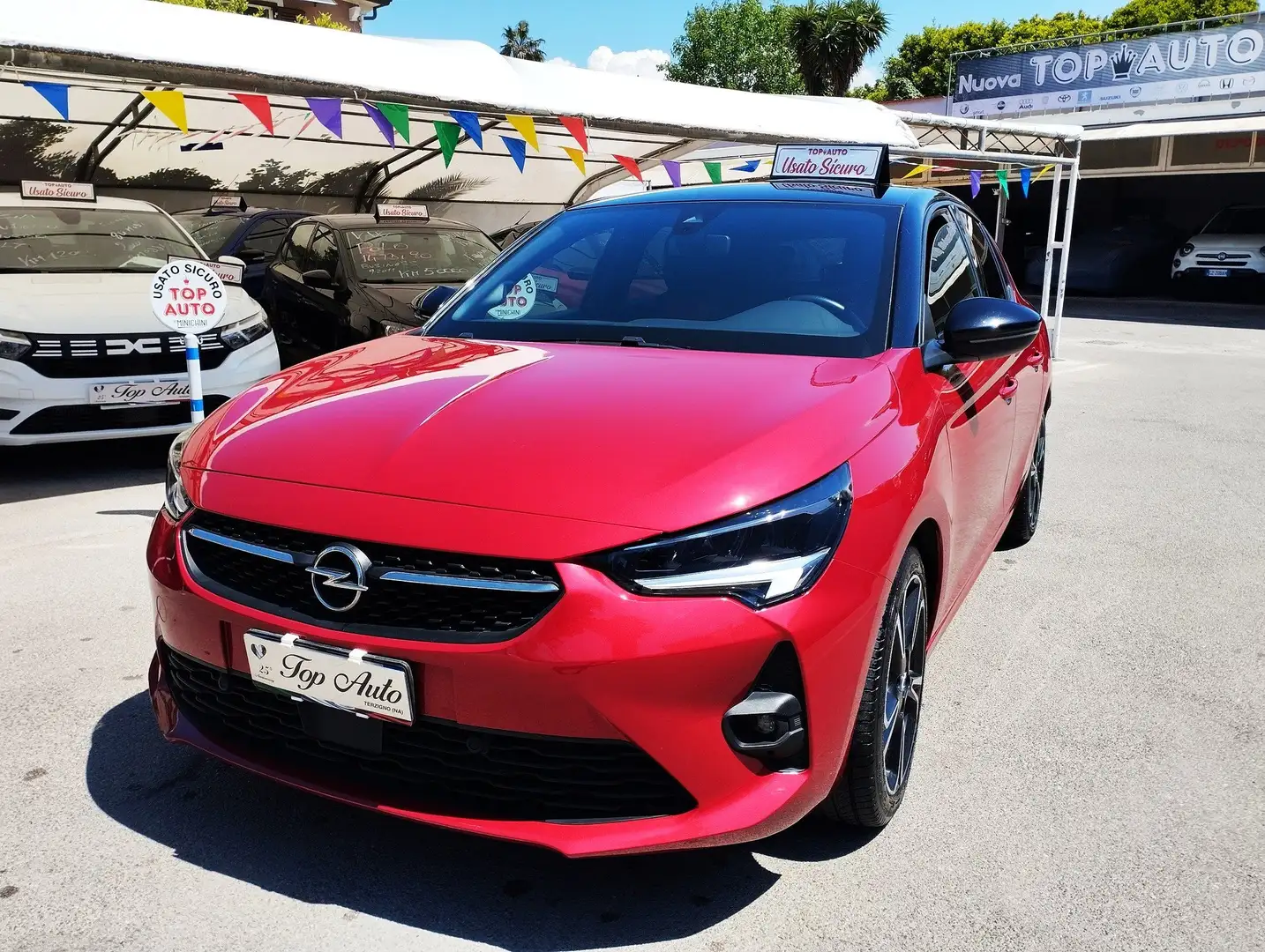 Opel Corsa NUOVA Corsa 1.2 GS Line s +IMP GAS +ANTFURT BICOL Rosso - 1