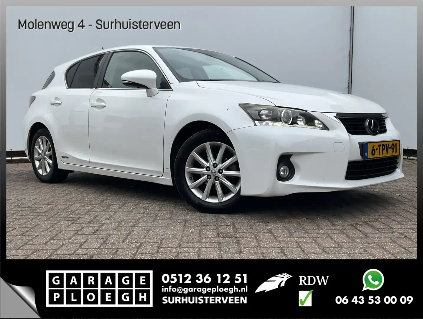 Lexus CT 200h Business Line Automaat Nav/Cruise Alcantara Clima Wit - 1