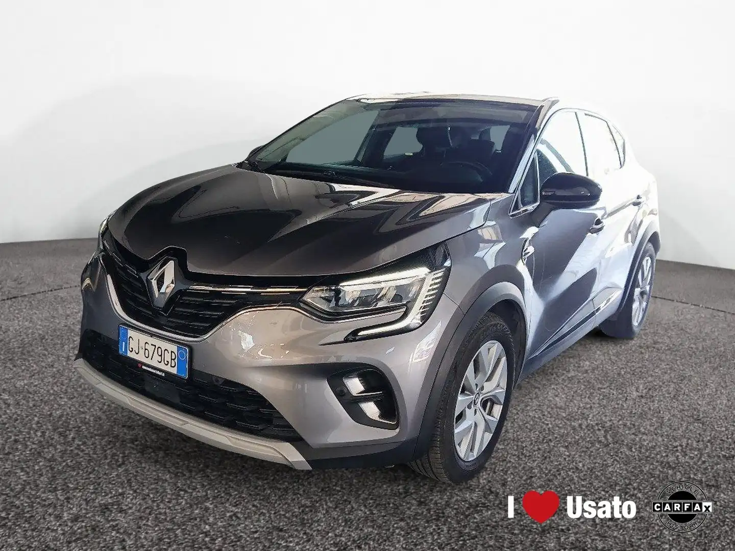 Renault Captur II 2019 1.6 hybrid Intens E-Tech 145cv auto Grigio - 2