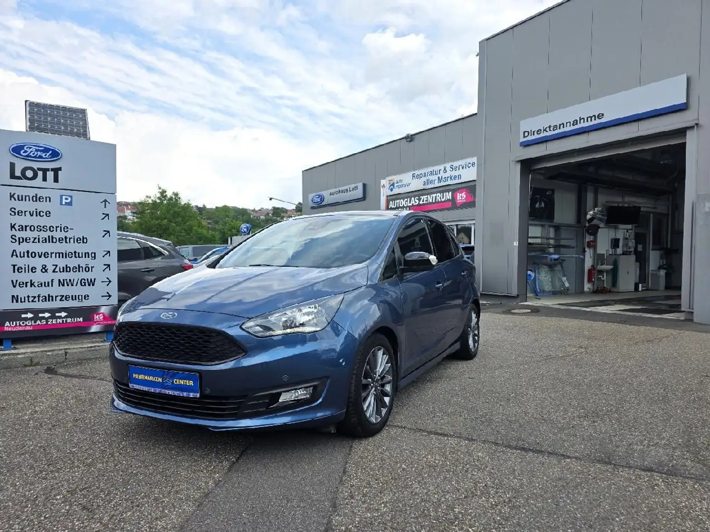 Ford C-Max C-MAX Sport *NAVI*KAM*TEMP*TWA*SHZ*WINPAK* Синий - 2