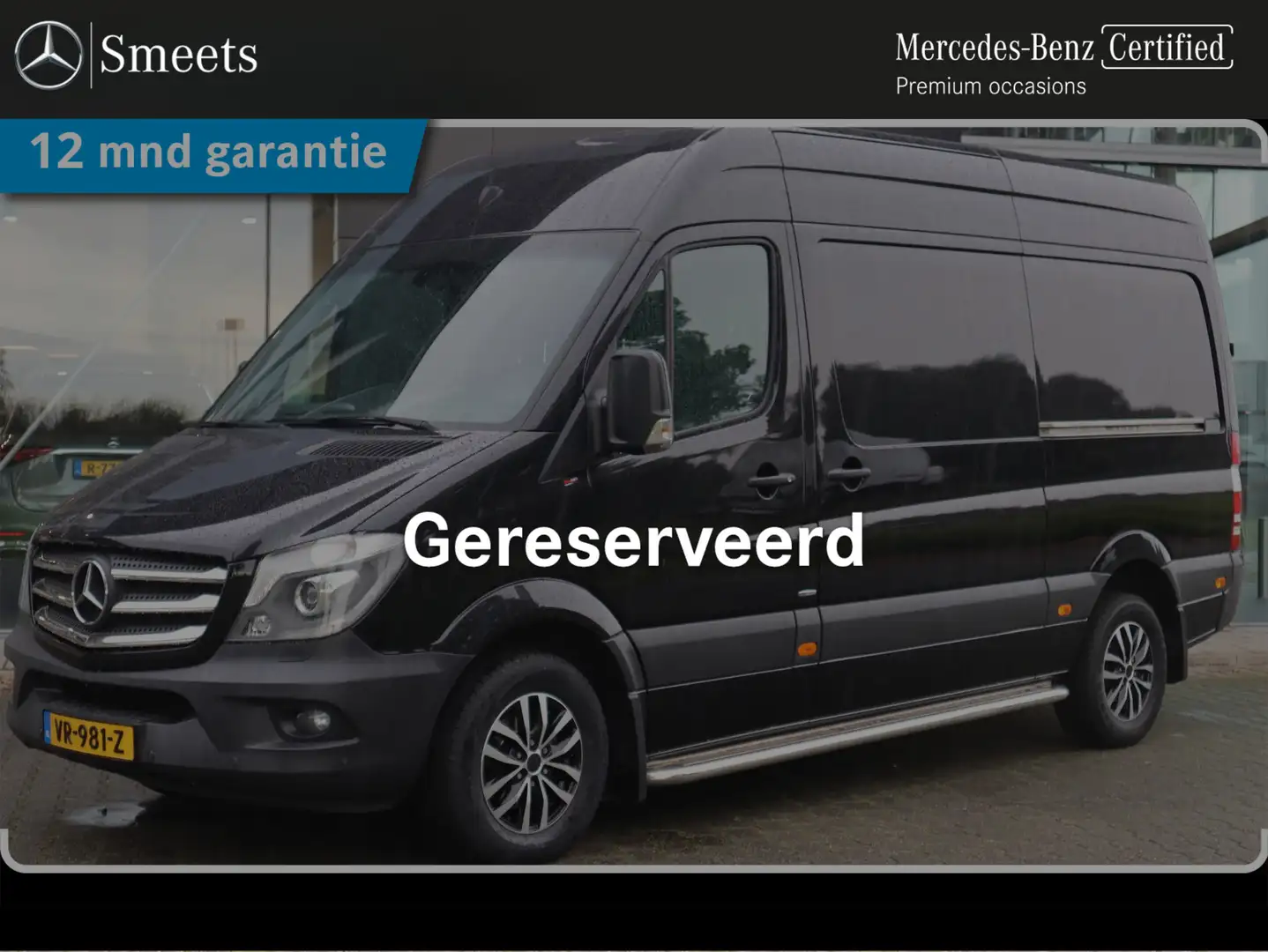 Mercedes-Benz Sprinter 319 CDI V6 XENON 2x SCHUIFDEUR Noir - 1