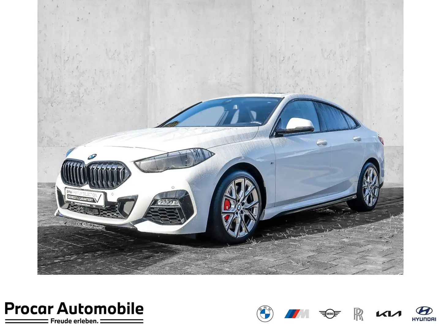 BMW 220 i Gran Coupé M Sport HUD PANO ACC RFK NAVI Weiß - 1