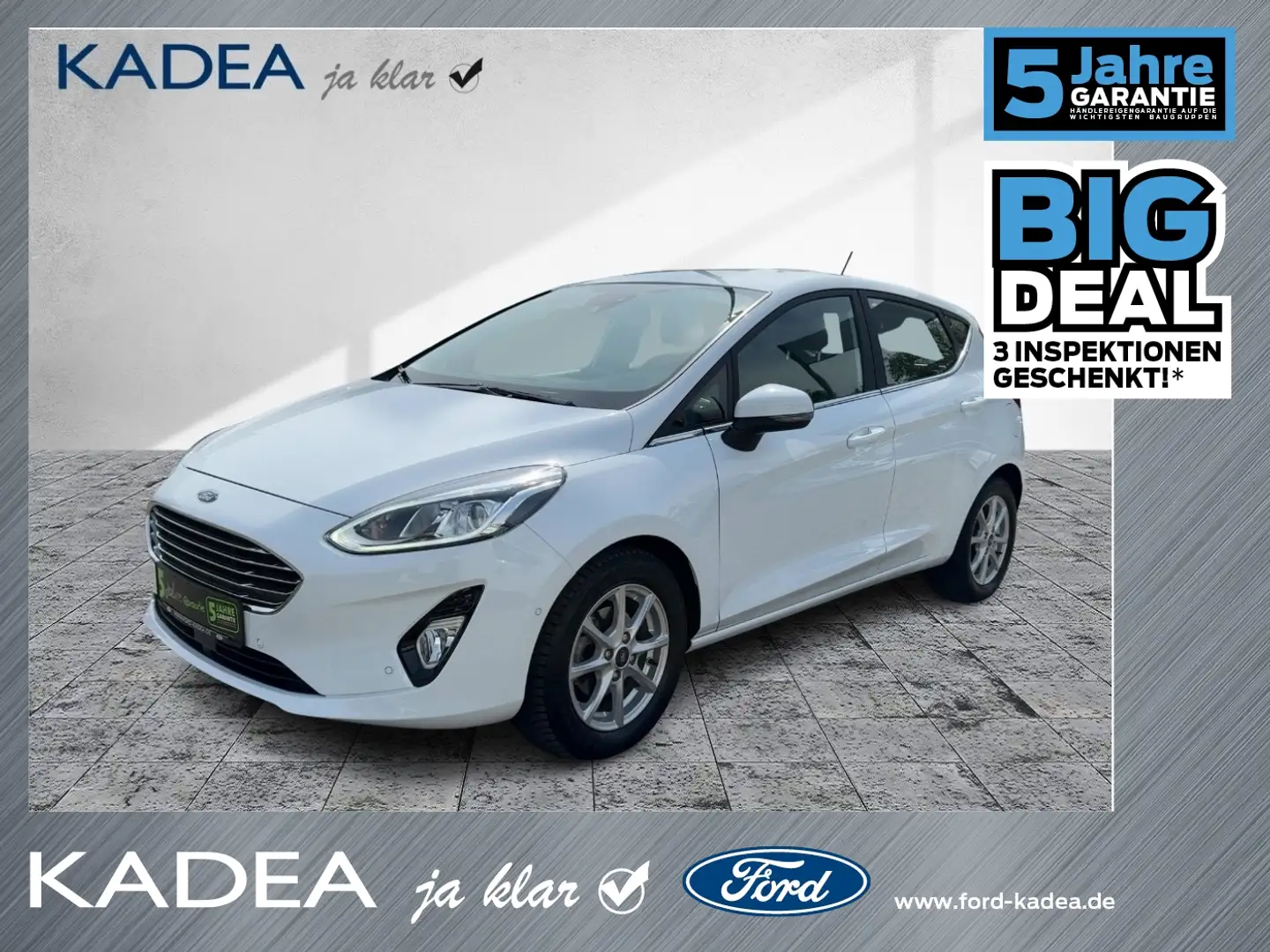 Ford Fiesta 1.0 EcoBoost Titanium X LED*ACC*Navi*PDC Wit - 1