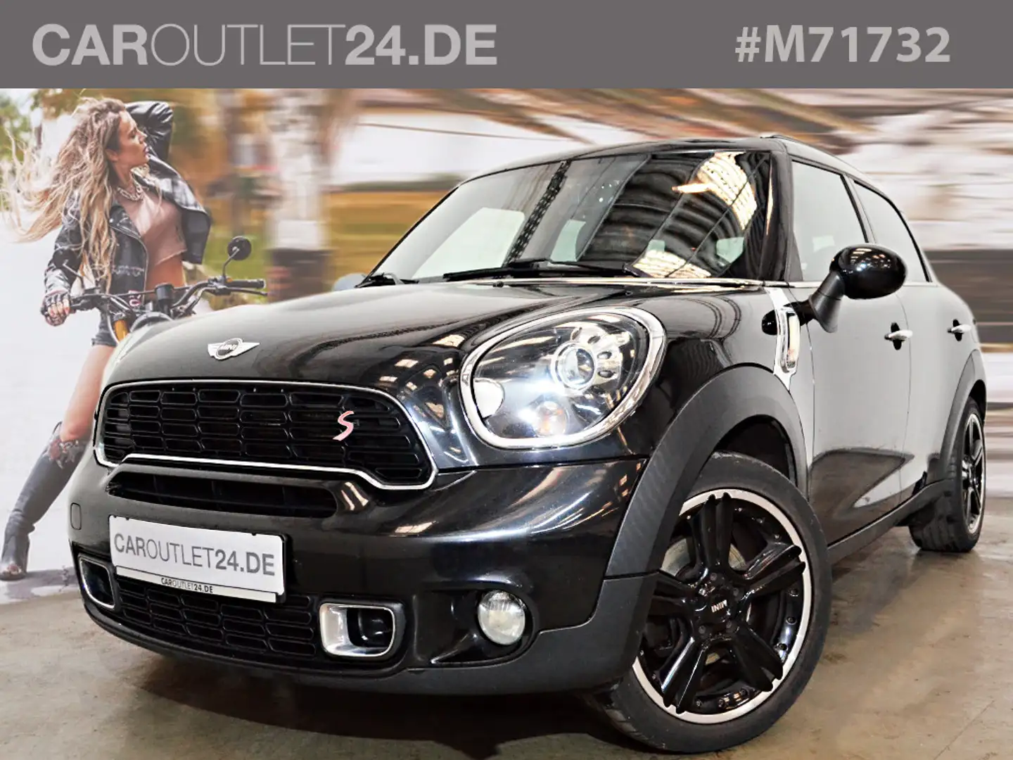 MINI Cooper SD Countryman *Leder Pano Navi Sportsitz* Noir - 1