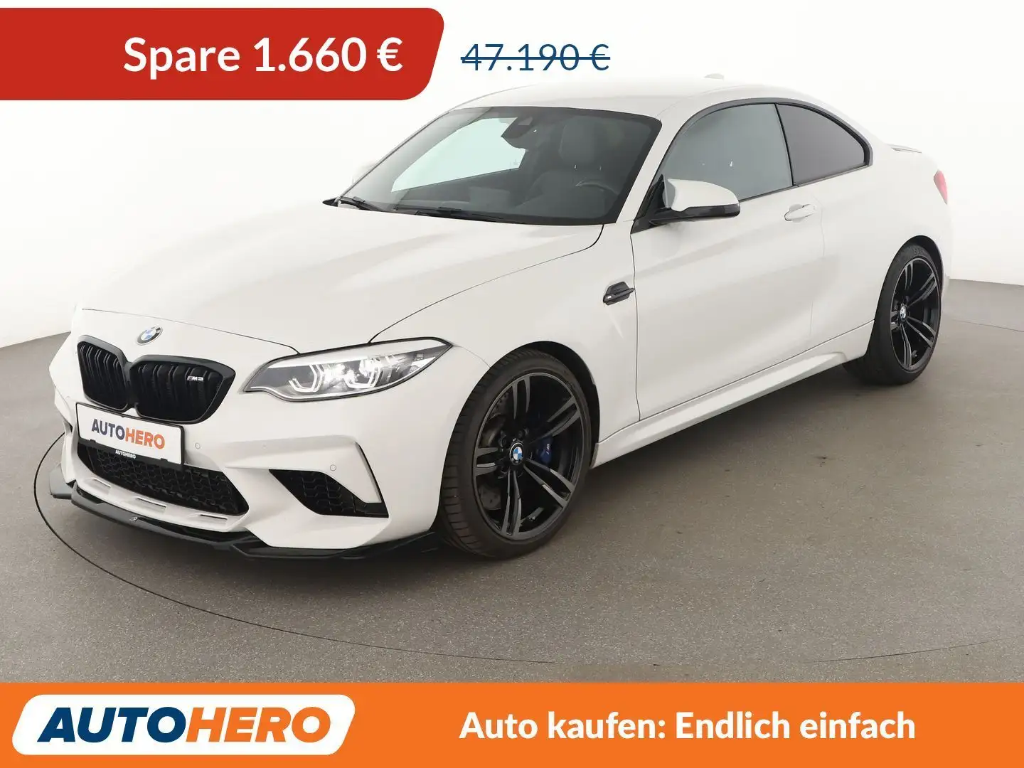 BMW M2 M2 Competition Aut.*NAVI*LED*PDC*TEMPO*SHZ* White - 1