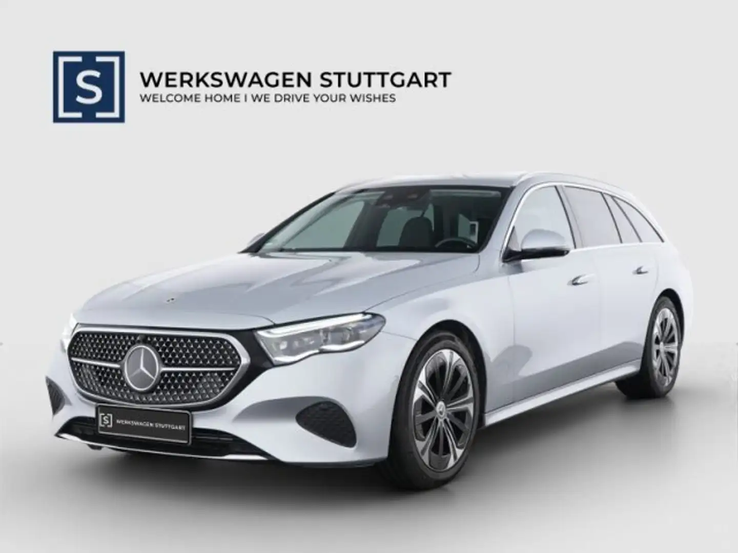 Mercedes-Benz E 450 E 450 d 4M T-M Avantgarde AHK Sitzklima 360° Silber - 1