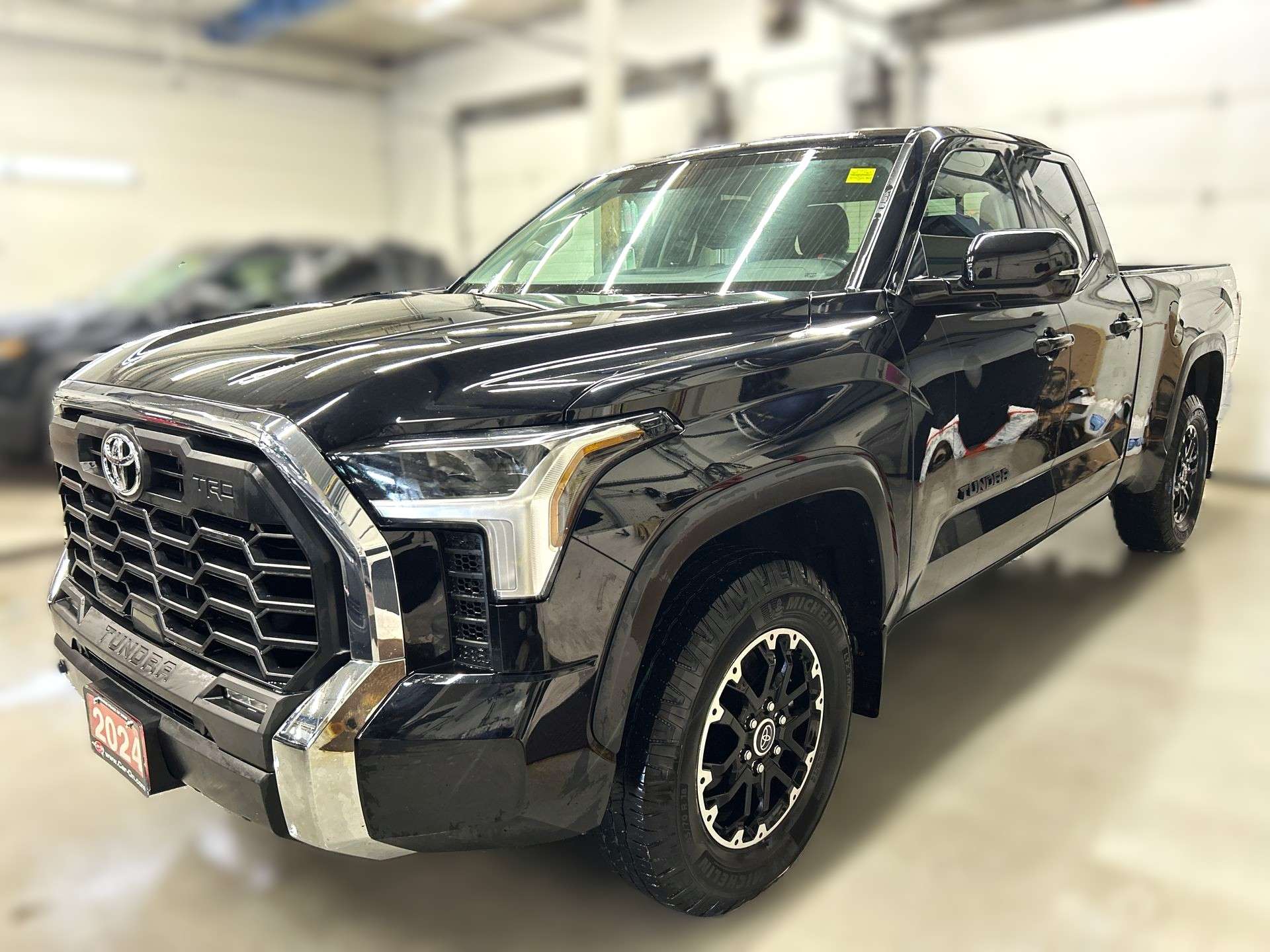 Black 2024 Toyota Tundra Pickup Truck Four-Wheel Drive Automatic
