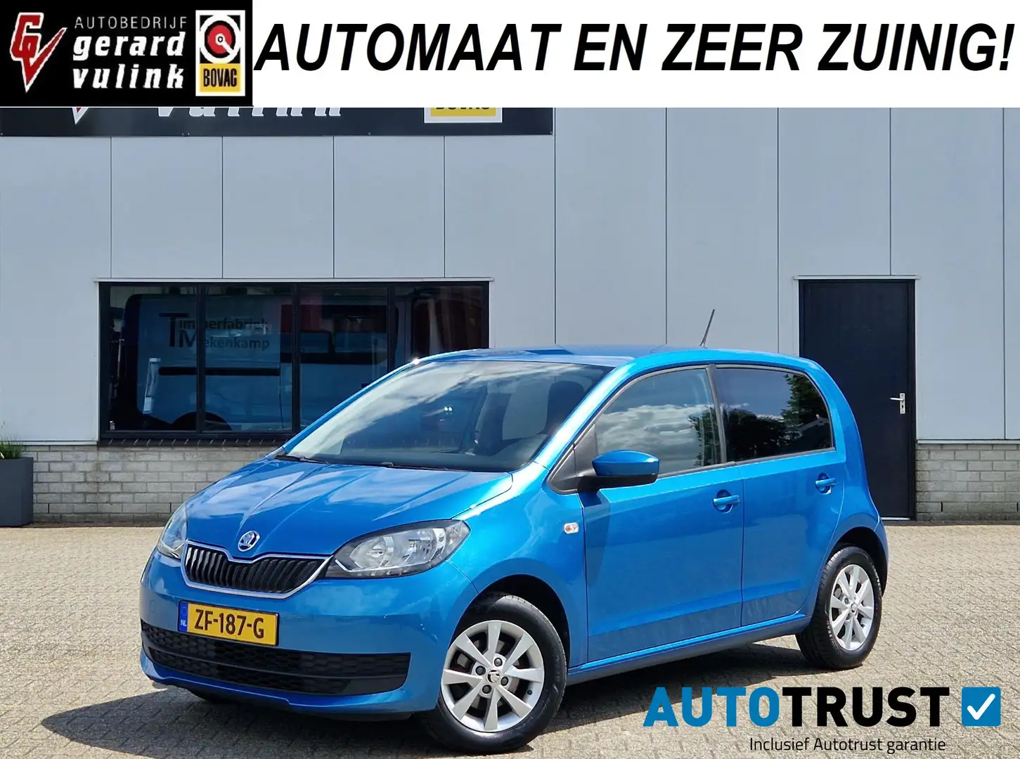 Skoda Citigo 1.0 Ambition AUTOMAAT CRUISE AIRCO Синій - 1