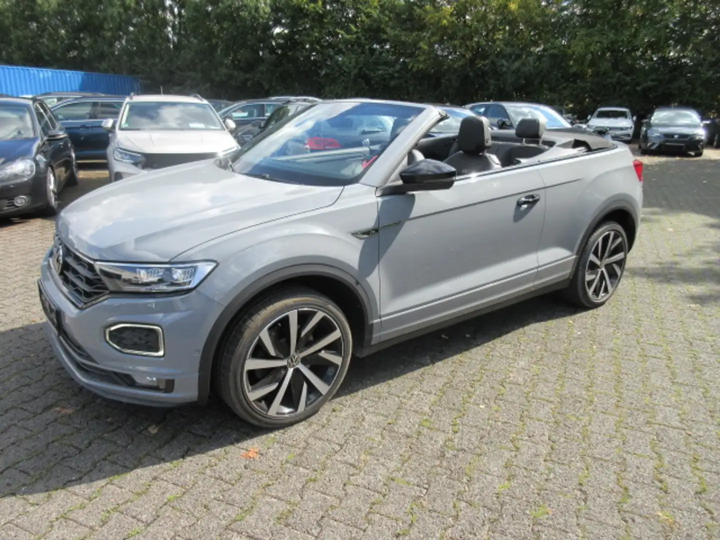 Volkswagen T-Roc Cabrio R-Line Edition 1.5 TSI DSG NAVI AHK LEDER BEATS KAMERA ALU LED APS AID ACC KLIMA SITZHEIZUNG Grau - 1