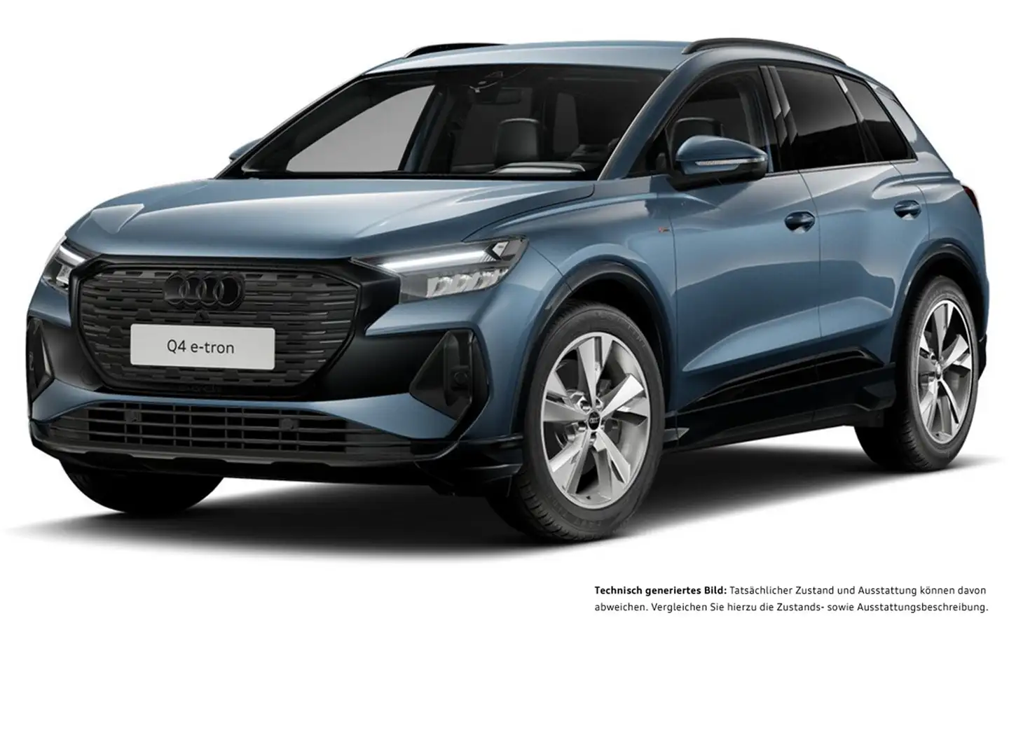 Audi Q4 e-tron 45 S LINE BLACKPAK AHK LM20 E-KLAPPE Blau - 2