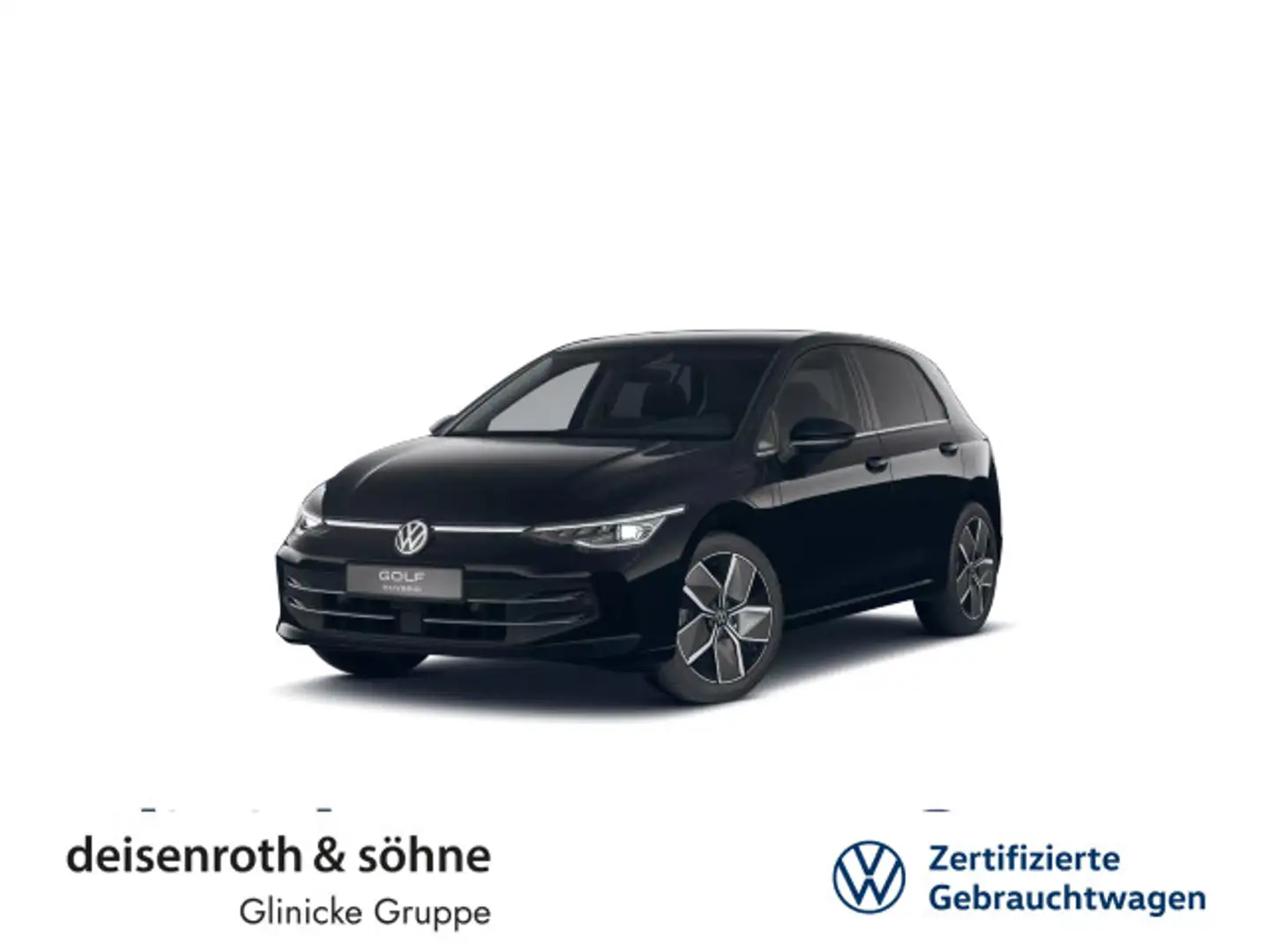 Volkswagen Golf VIII Style eHybrid AHK/Matrix/Nav/Kam/HuD/A Schwarz - 1