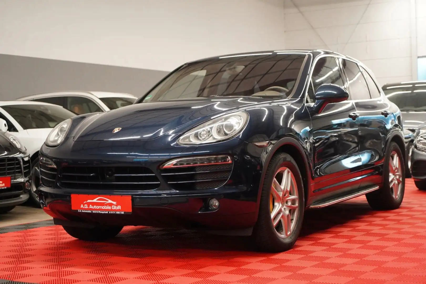 Porsche Cayenne S 4.8Ltr 2.Hand*Keyless-Go*Acc*Luft*Memo Blau - 1