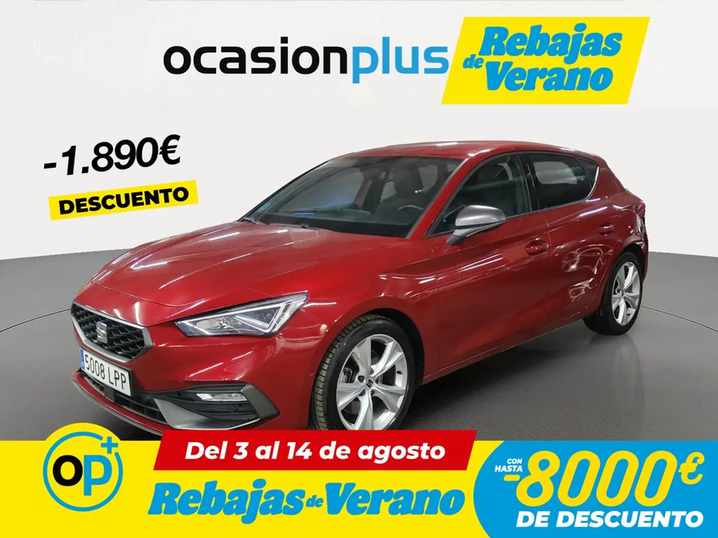 SEAT Leon 1.5 TSI S&S FR 150 Rojo - 1