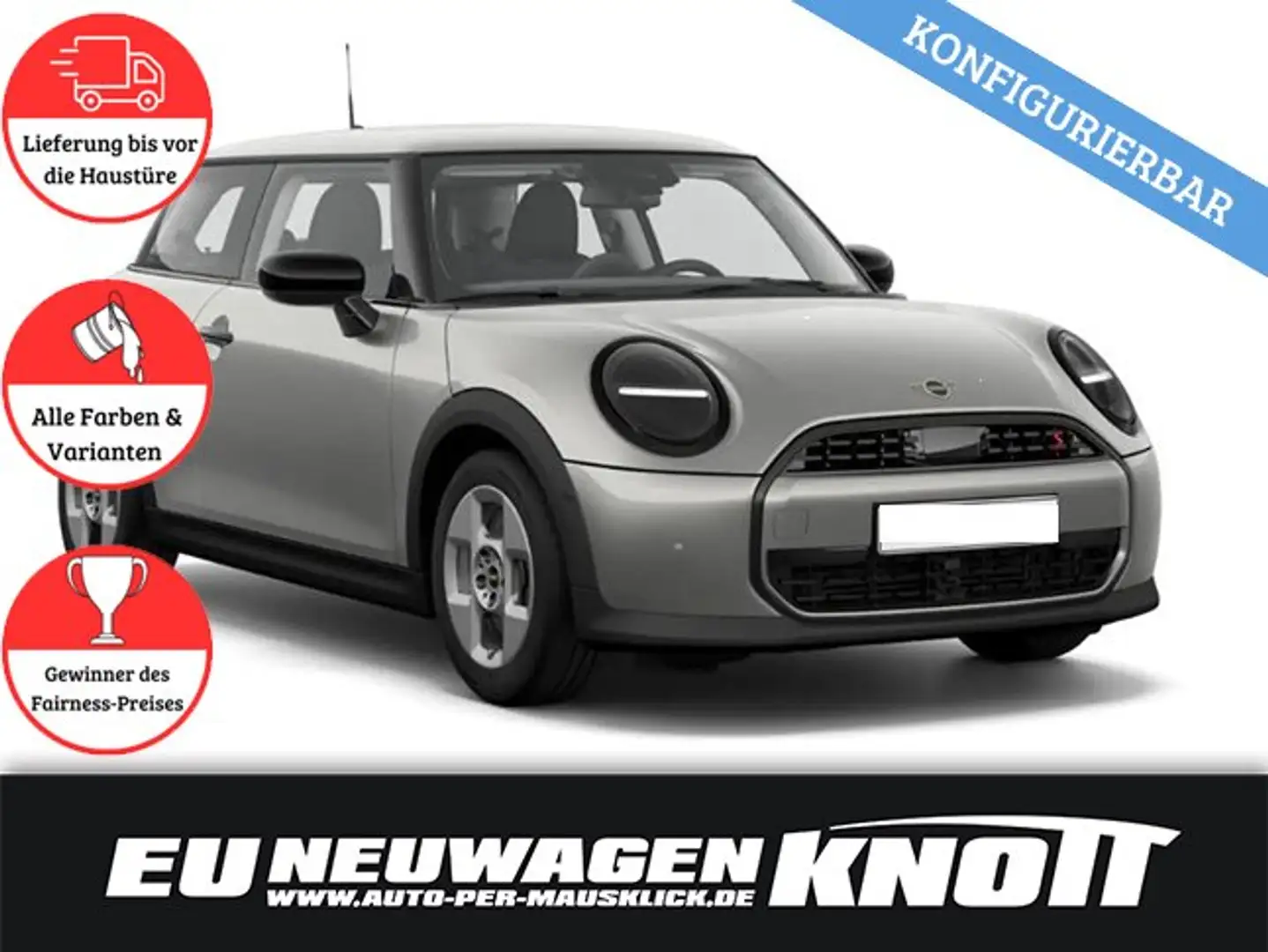 MINI Cooper Cooper C, NEUES MODELL 2024-WUNSCHKONFIGURATION- Gri - 1