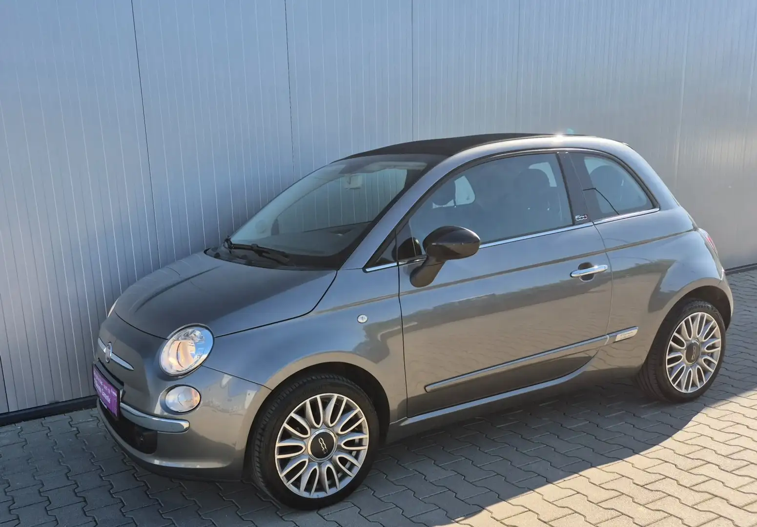 Fiat 500C 1,2 8V Cult Grau - 1