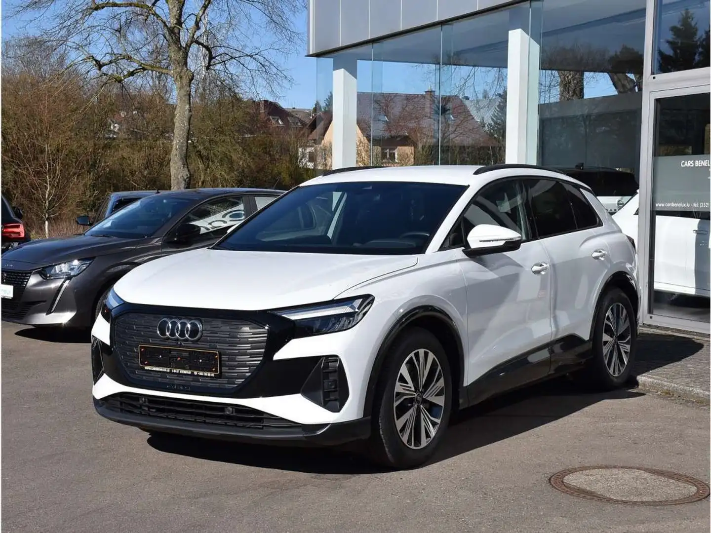 Audi Q4 e-tron 40 Advanced S-LINE Int. ACC GPS CAM 1M. Blanc - 2