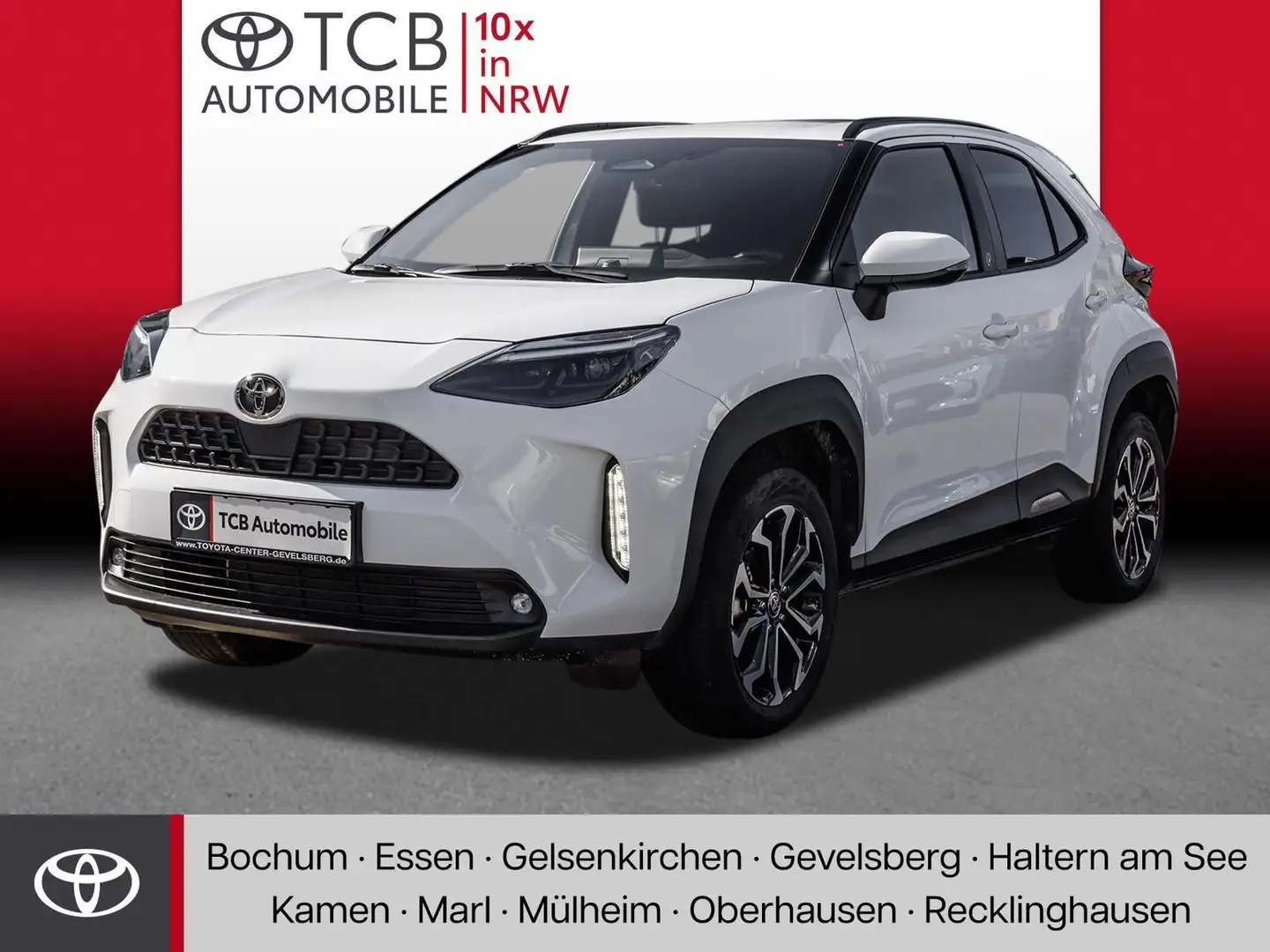 Toyota Yaris Cross 1.5 Hybrid Team D  SHZ PDC KLIMA Blanc - 1