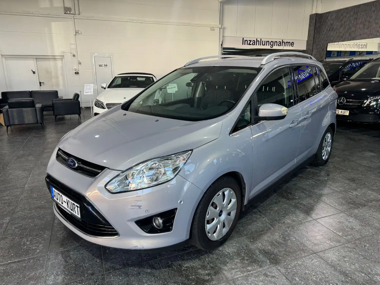 Ford Grand C-Max C-Max 2,0 TDCI*Titanium*RFK*Navi*Shz*tüv07-27 Gris - 1