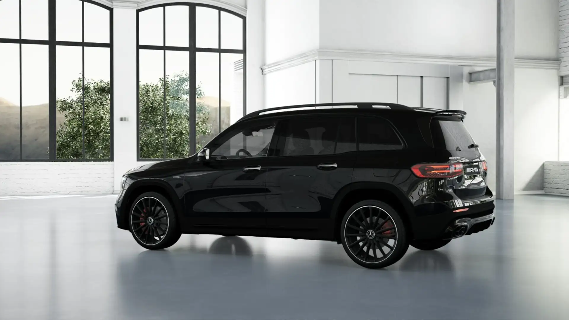 Mercedes-Benz GLB 35 AMG GLB 35 AMG 4M AMG+NIGHT+STHZ+DISTR+PANO+HUD+KEYL Schwarz - 2