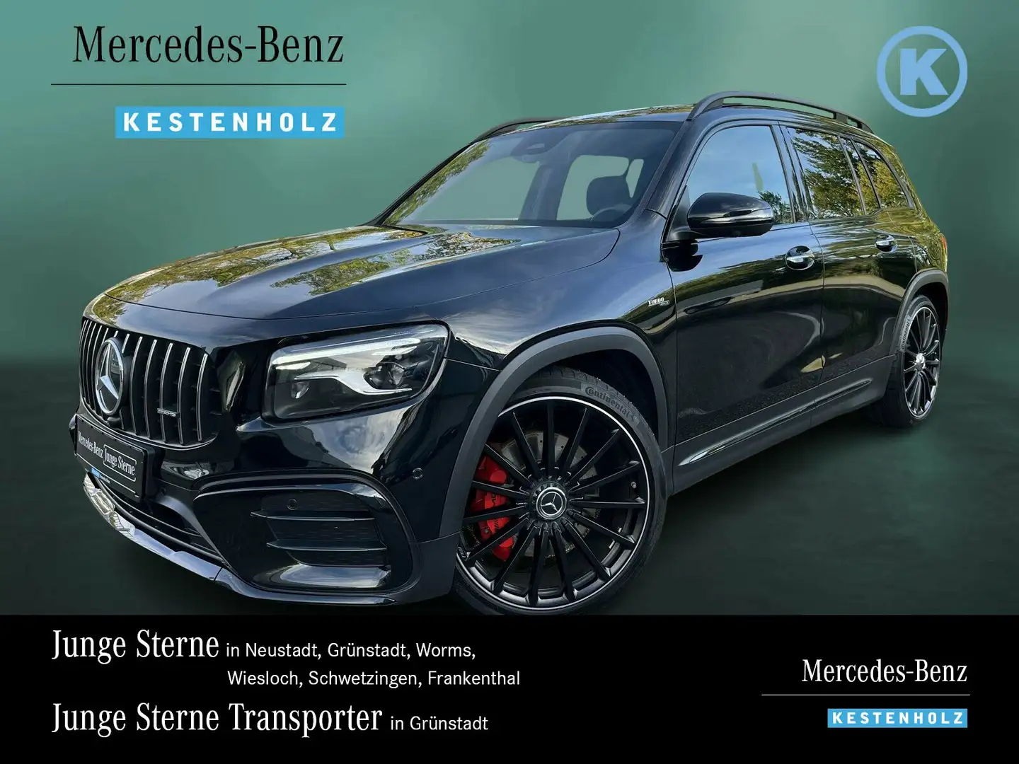 Mercedes-Benz GLB 35 AMG GLB 35 AMG 4M AMG+NIGHT+STHZ+DISTR+PANO+HUD+KEYL Noir - 1