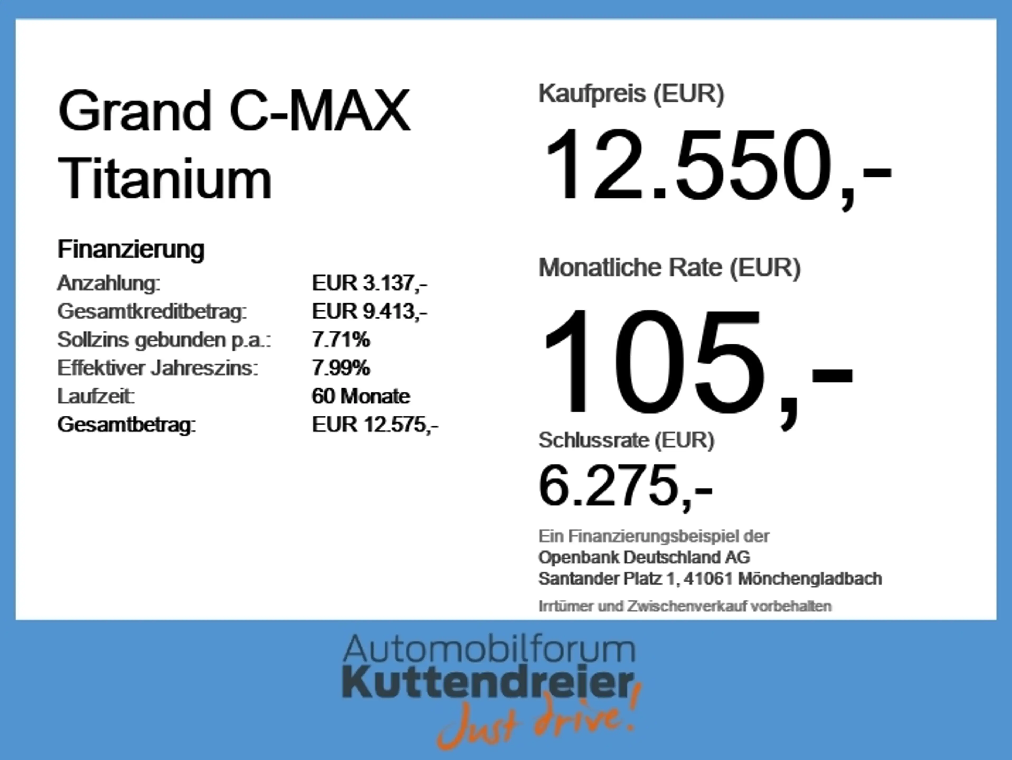 Ford Grand C-Max Titanium 7-Sitze Navi Kamera SHZ LHZ — photo 6
