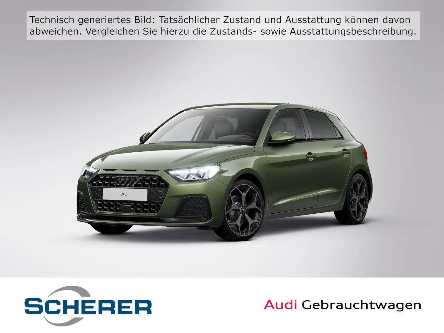 Audi A1 advanced 30 TFSI 85(116) kW(PS) Sch Grün - 1