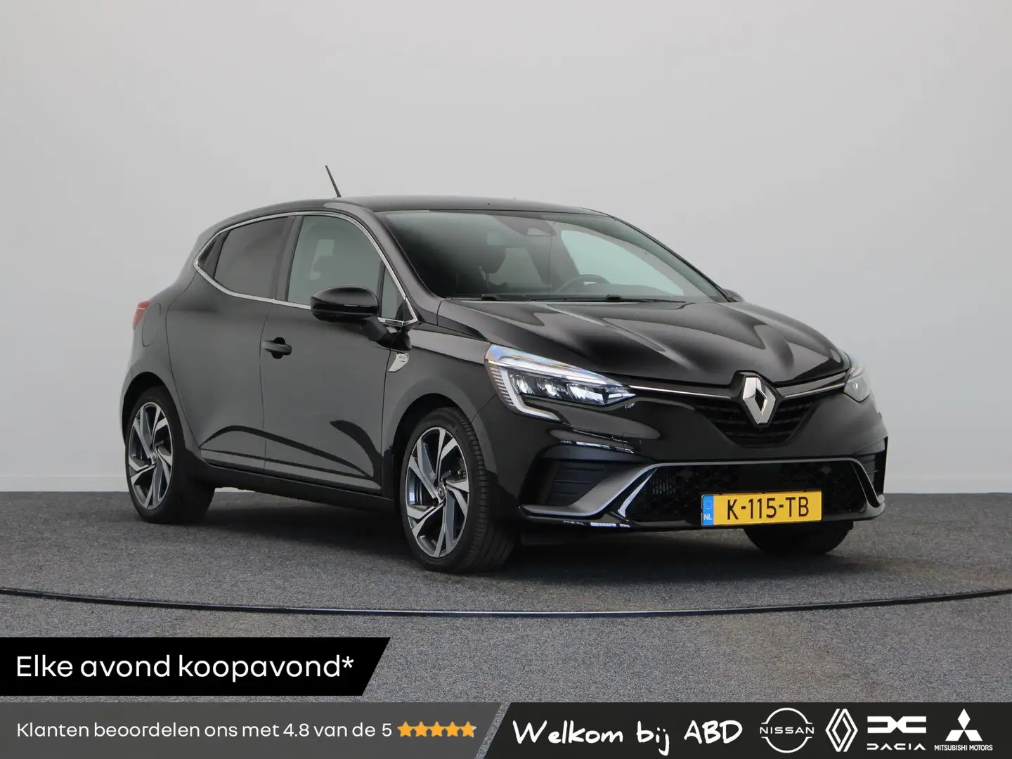 Renault Clio TCe 90pk R.S. Line | Dealer onderhouden | Groot sc Zwart - 1