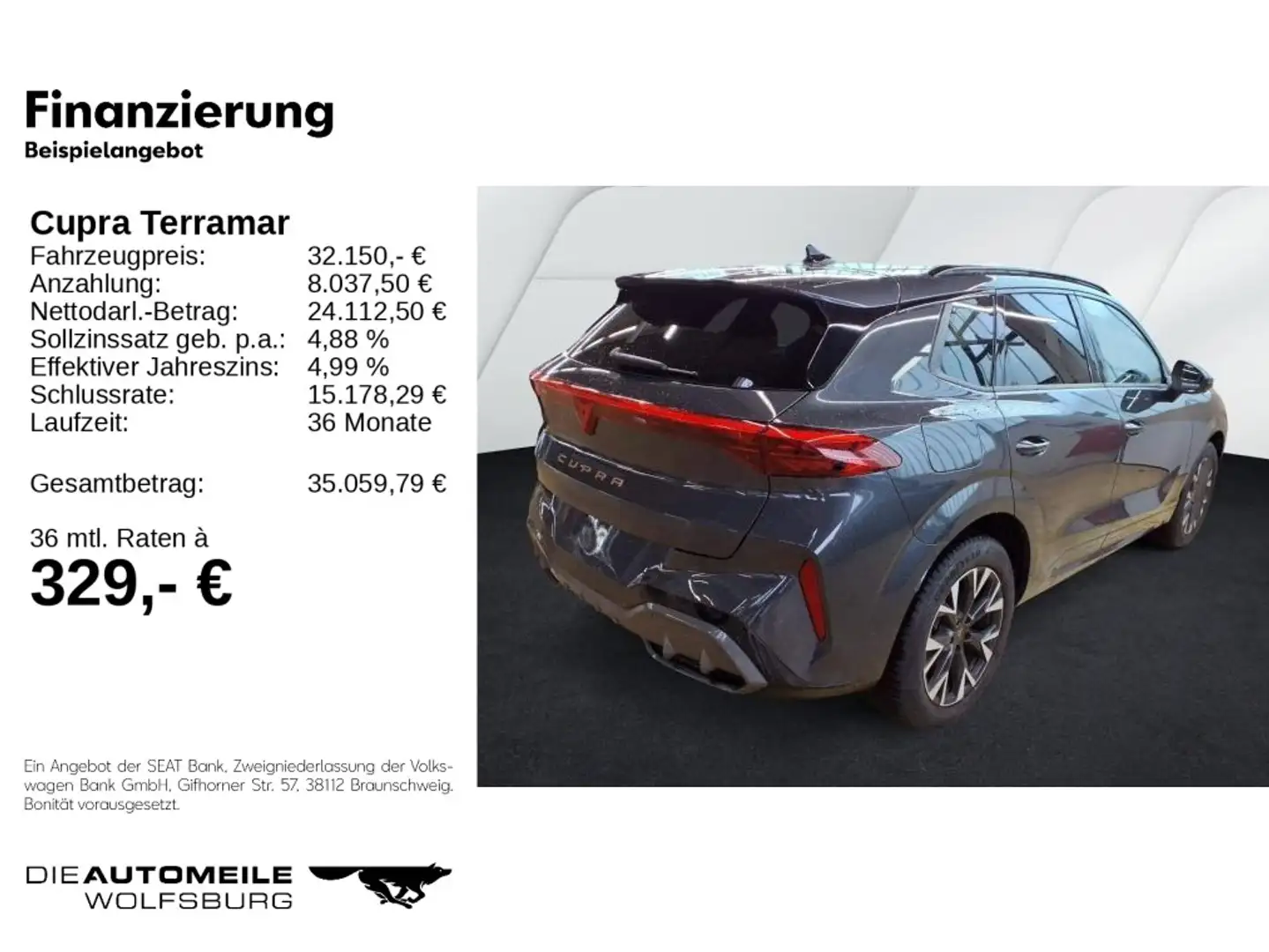 CUPRA Terramar 1.5 eTSI DSG HeadUp/LED/ACC Grau - 2