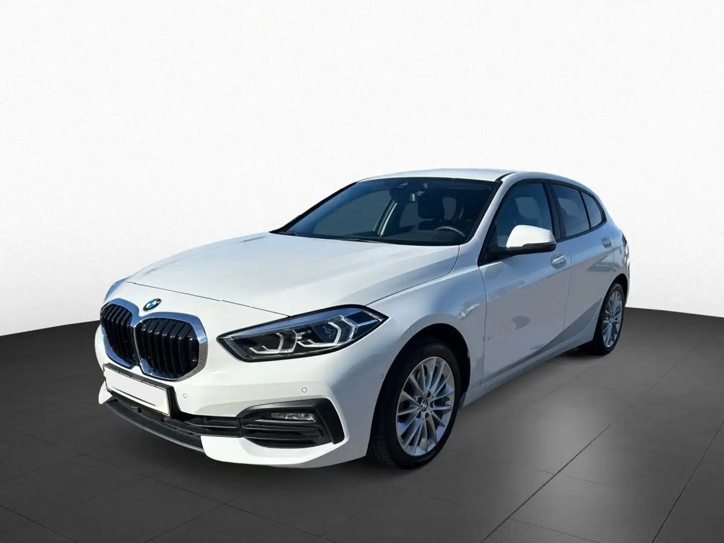 BMW 120 120d xDrive 190 ch BVA8 Lounge Blanc - 1