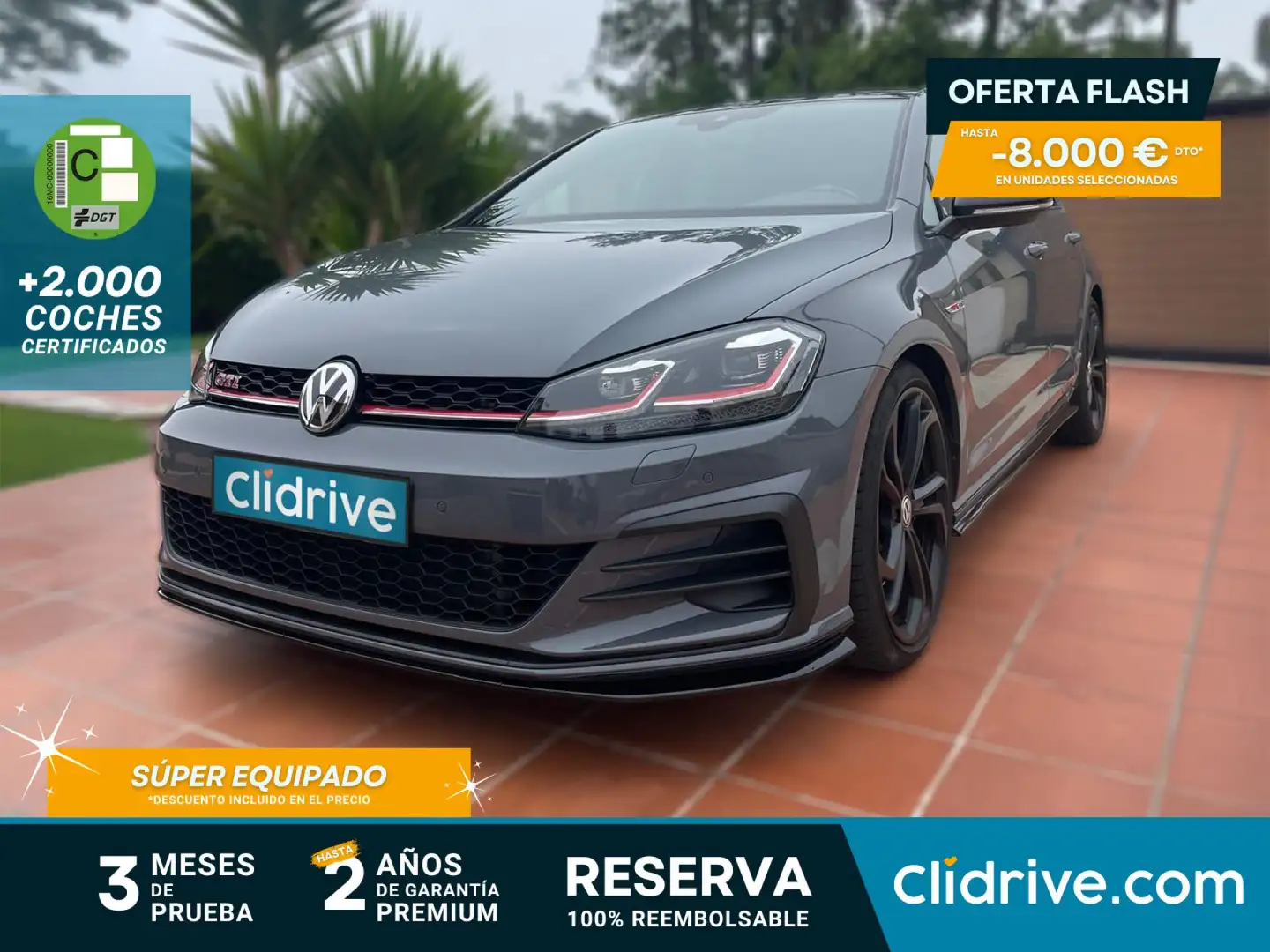 Volkswagen Golf GTI 2.0 TSI TCR DSG7 213kW Gris - 1