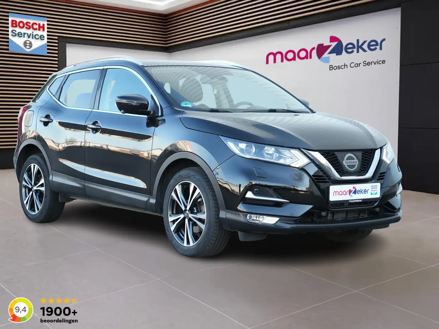 Nissan Qashqai 1.2 Tekna ✅Pano✅360° Camera✅Lane departure✅Stoelve Schwarz - 1