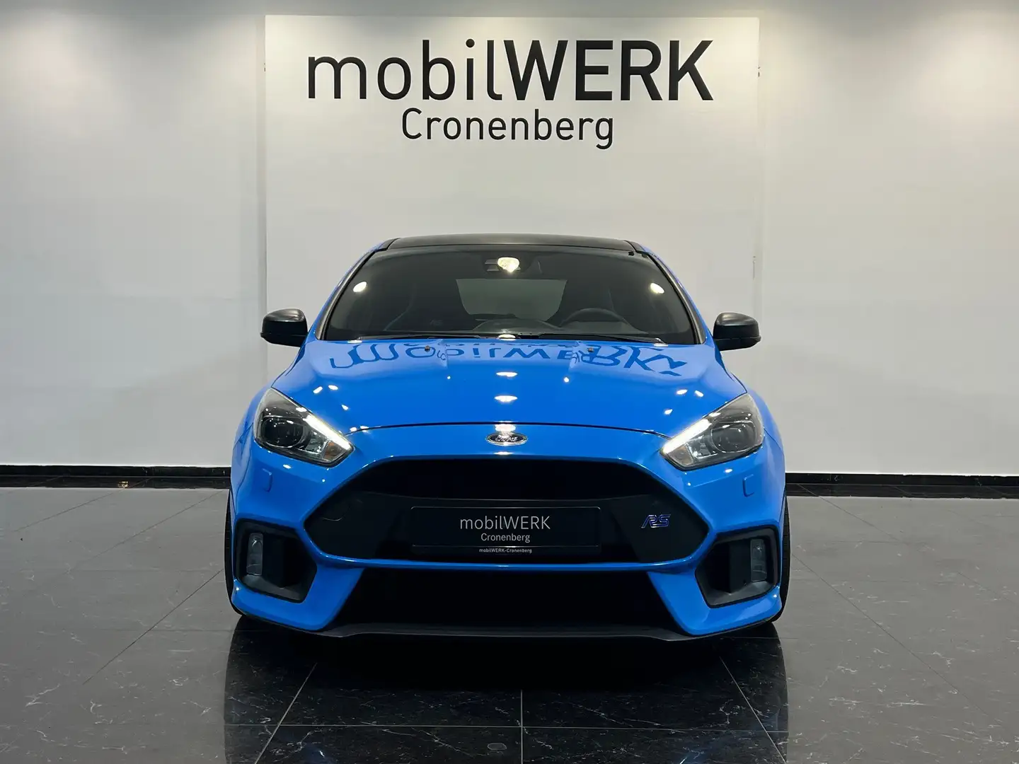 Ford Focus RS 2.3 AWD BLUE & BLACK Milltek SONY Bleu - 2