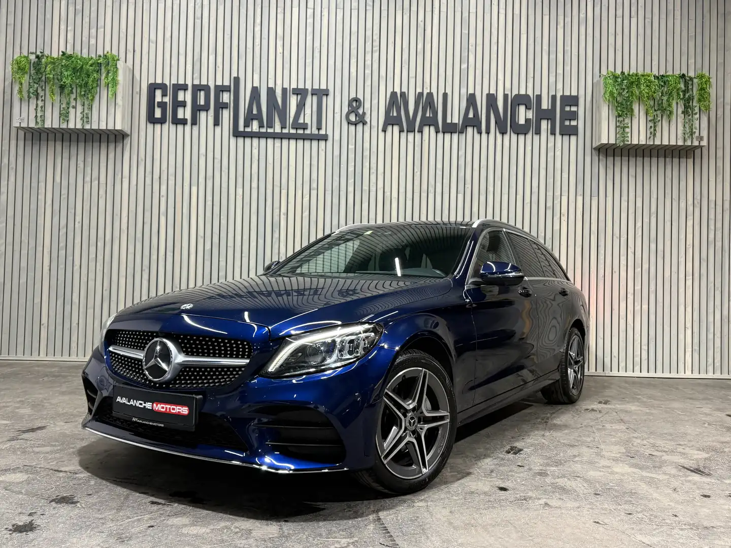 Mercedes-Benz C 220 C220d T 4Matic AMG-LINE Multibeam AHK Burmester Blau - 2
