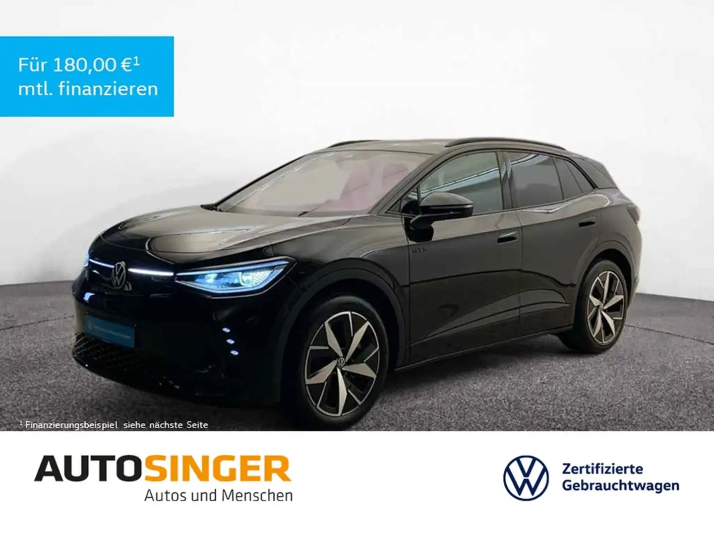 Volkswagen ID.4 GTX 4M *WÄRME*IQ-L*AHK*ACC*NAVI*PDC*SHZ*20" Schwarz - 1