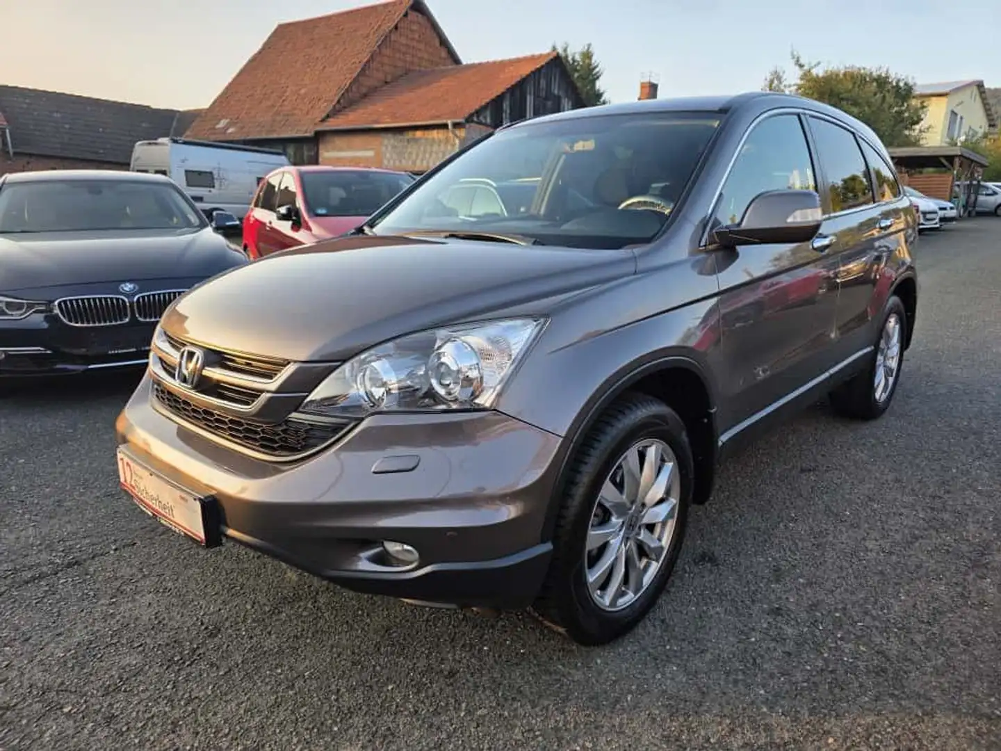 Honda CR-V Elegance 4WD Automatik Xenon Navi Leder Grau - 1