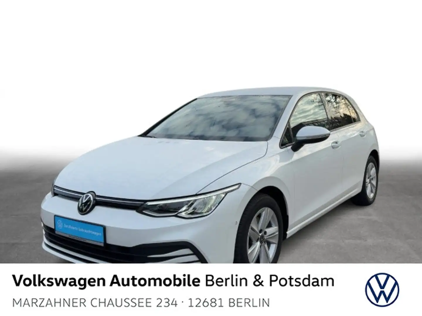 Volkswagen Golf VIII 1.5 eTSI DSG Life Navi LED SHZ PDC Weiß - 1