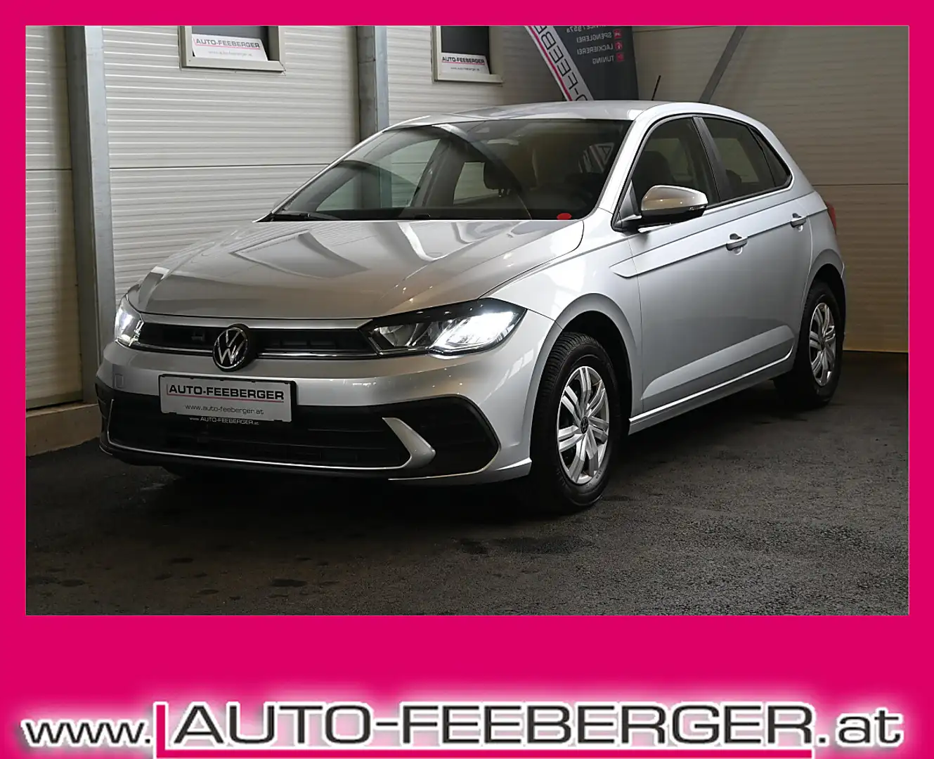 Volkswagen Polo 1,0 TSI 70kW; Spurhalte, LED, virtual-cockpit Silber - 1