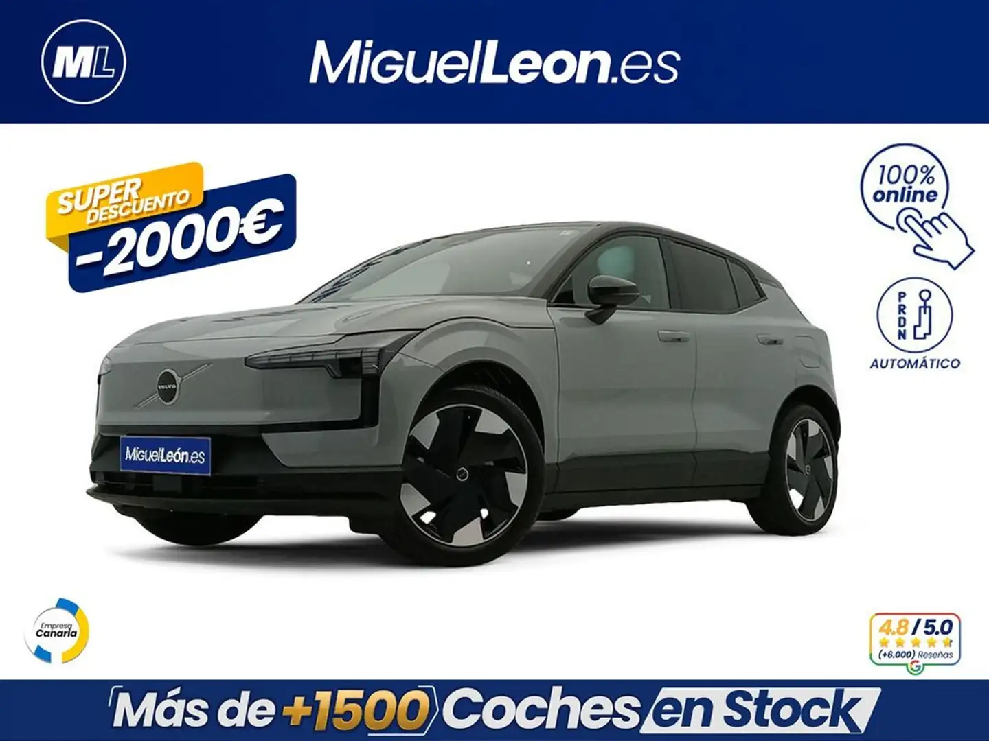 Volvo EX30 Single Extended Range Core RWD Gris - 1