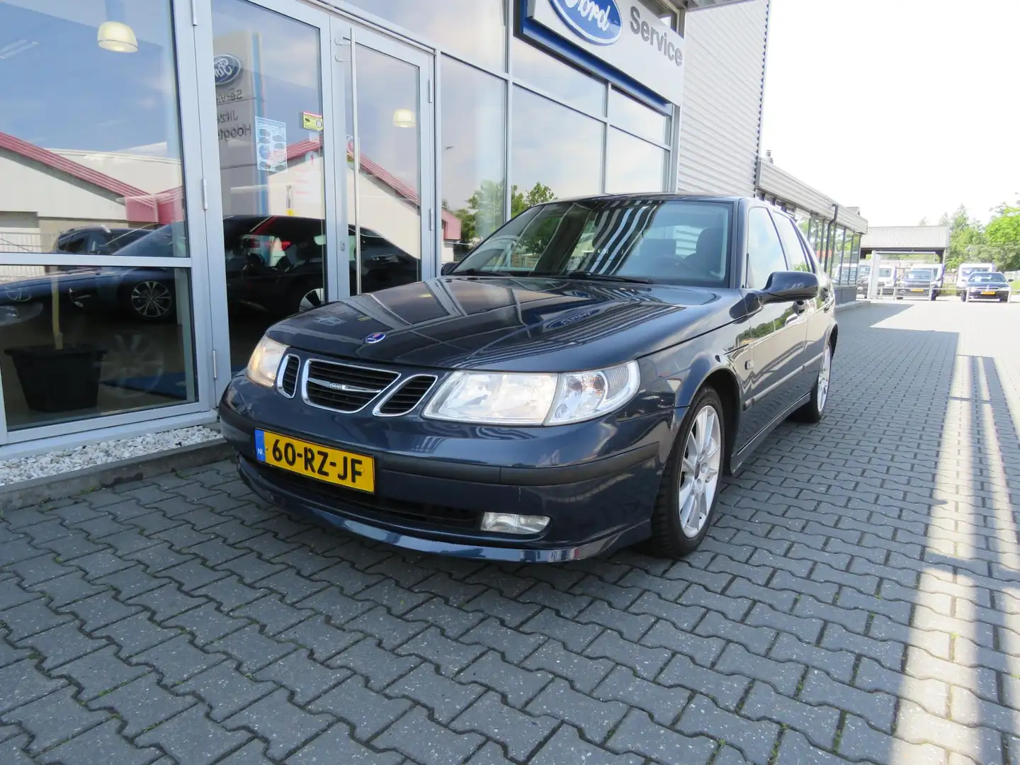 Saab 9-5 2.0t Linear Business Pack AUTOMAAT,TREKHAAK,DEALER Blau - 2