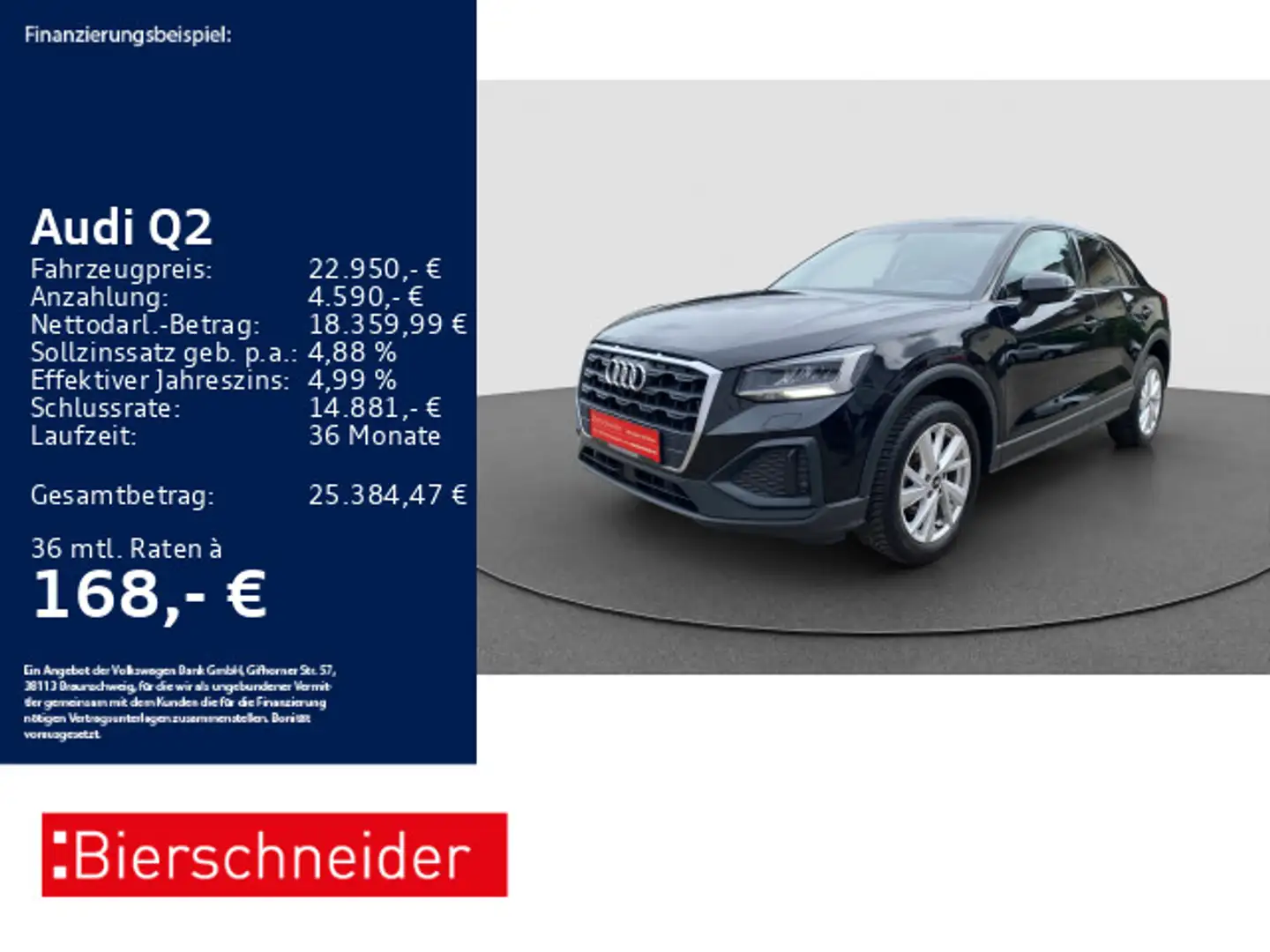 Audi Q2 35 TFSI S tronic LED NAVI SHZ CAM Nero - 1